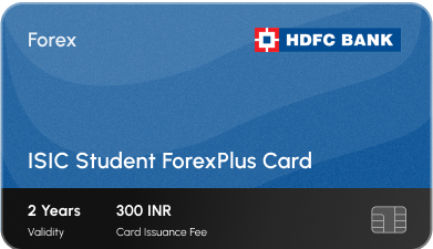 HDFC ISIC Student ForexPlus Card